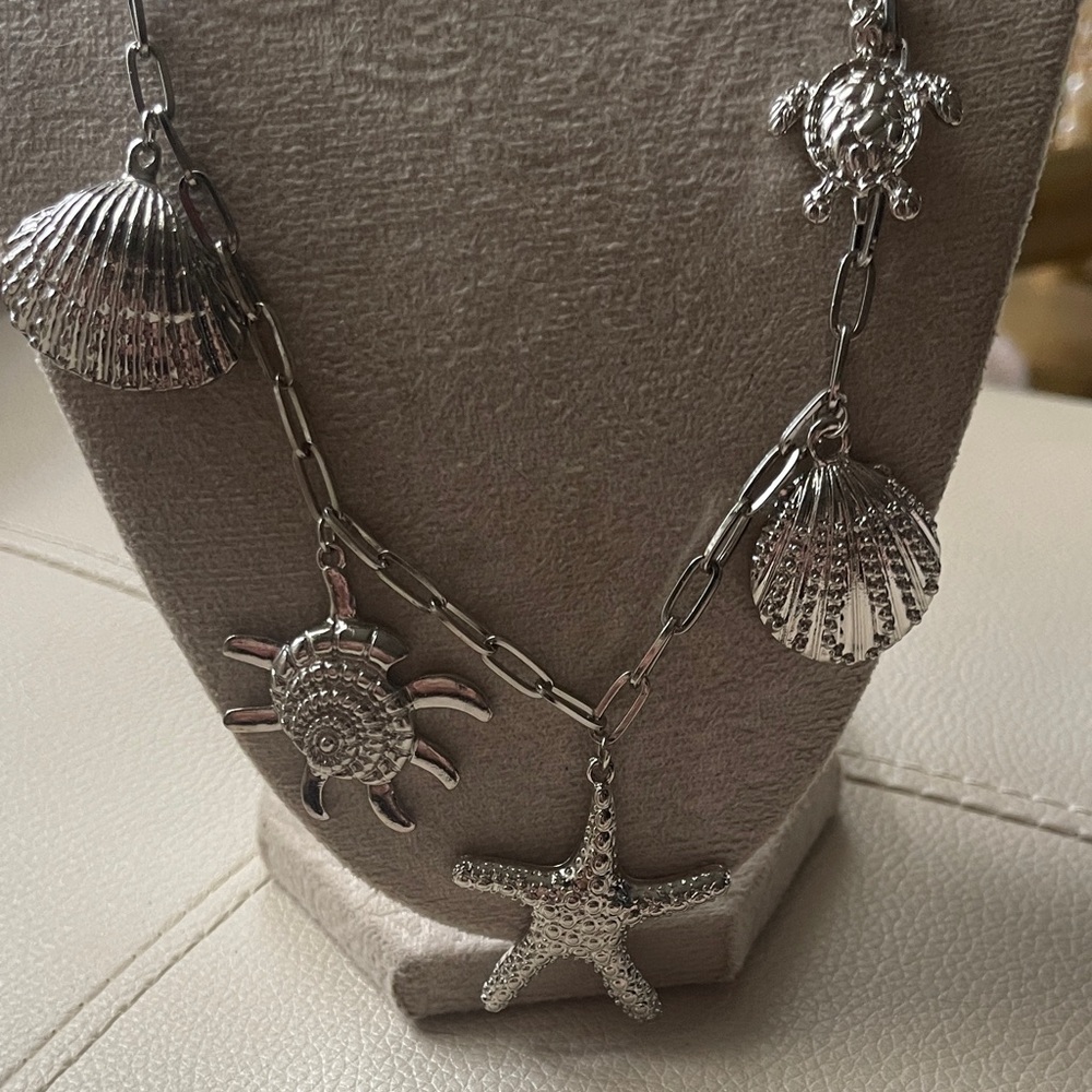 Available in Gold. Silver is sold out. New Oceanic Charm Necklace in sea items